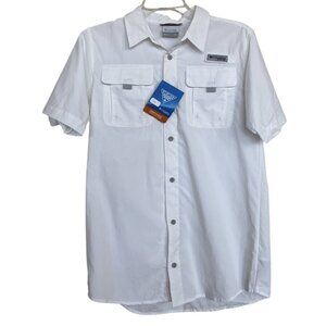 Columbia PFG Girls Shirt Size XL‎ White